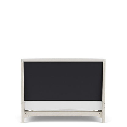 Carmella - Queen Upholstered Footboard - Pebble Oak