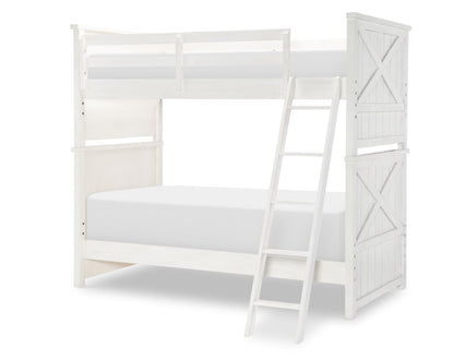 Flatiron - Ladder And Guard Rails - Aged White