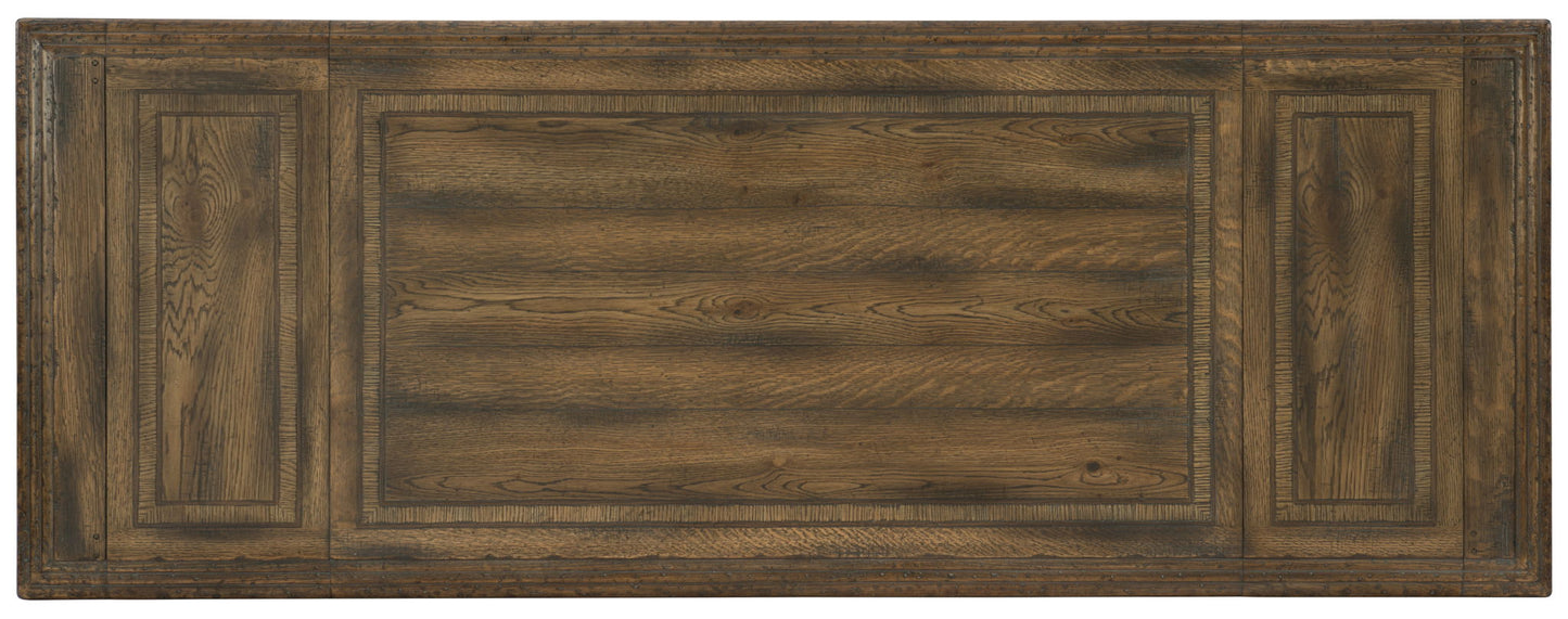 Hill Country - Balcones 60" Friendship Table With 2-12" Leaves - Dark Brown