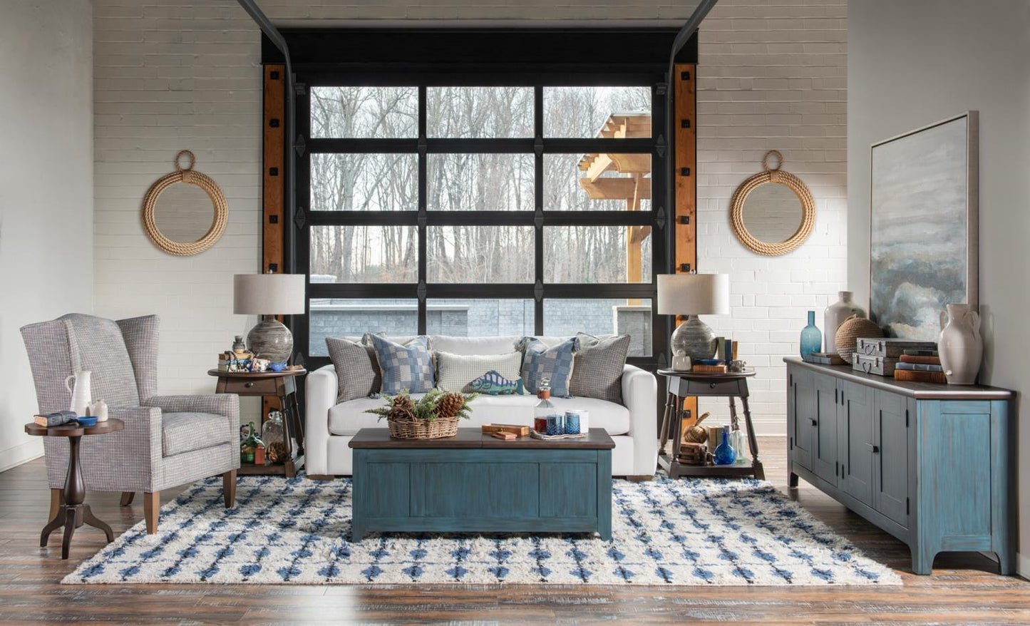 Lake House - Round End Table
