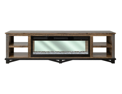 Loft - Electric Fireplace - Two Tone Gray / Brown