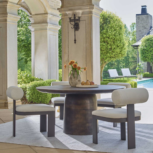 Madrone - Outdoor Dining Table - Golden Dark Bronze