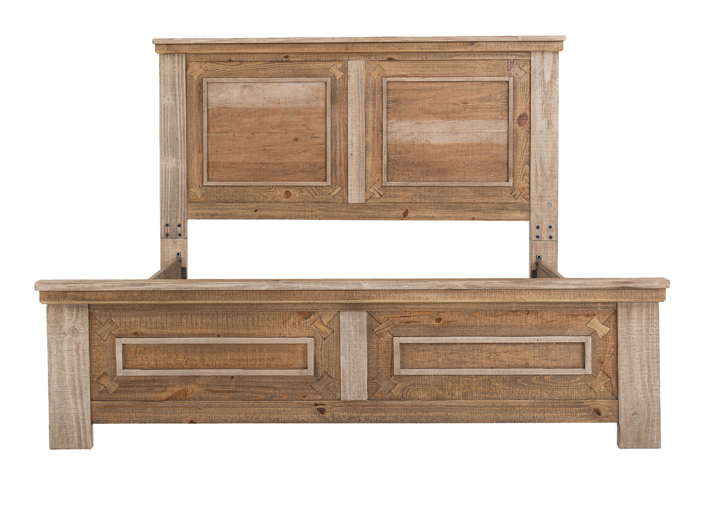 Montana - King Headboard - Two Tone Light Brown