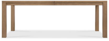 Sonnet - Rectangular Dining Table With One 18" Leaf - Dark Gray