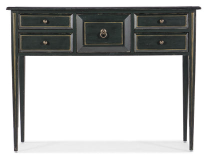 Charleston - Five-Drawer Console Table - Dark Green