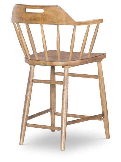 Vintage Market - Counter Height Chair (Set of 2) - Barnwood Oak