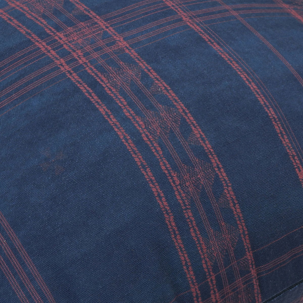 Terranea - Indoor/Outdoor Cannon Pillow - Dark Blue/Red