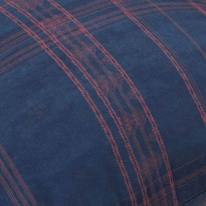 Terranea - Indoor/Outdoor Cannon Pillow - Dark Blue/Red