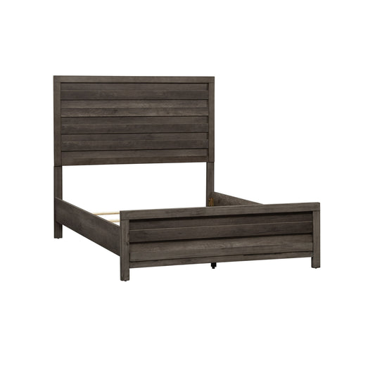 Tanners Creek - Full Panel Headboard & Footboard - Dark Gray