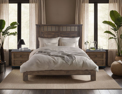 Parota III - King Headboard - Barrel Brown