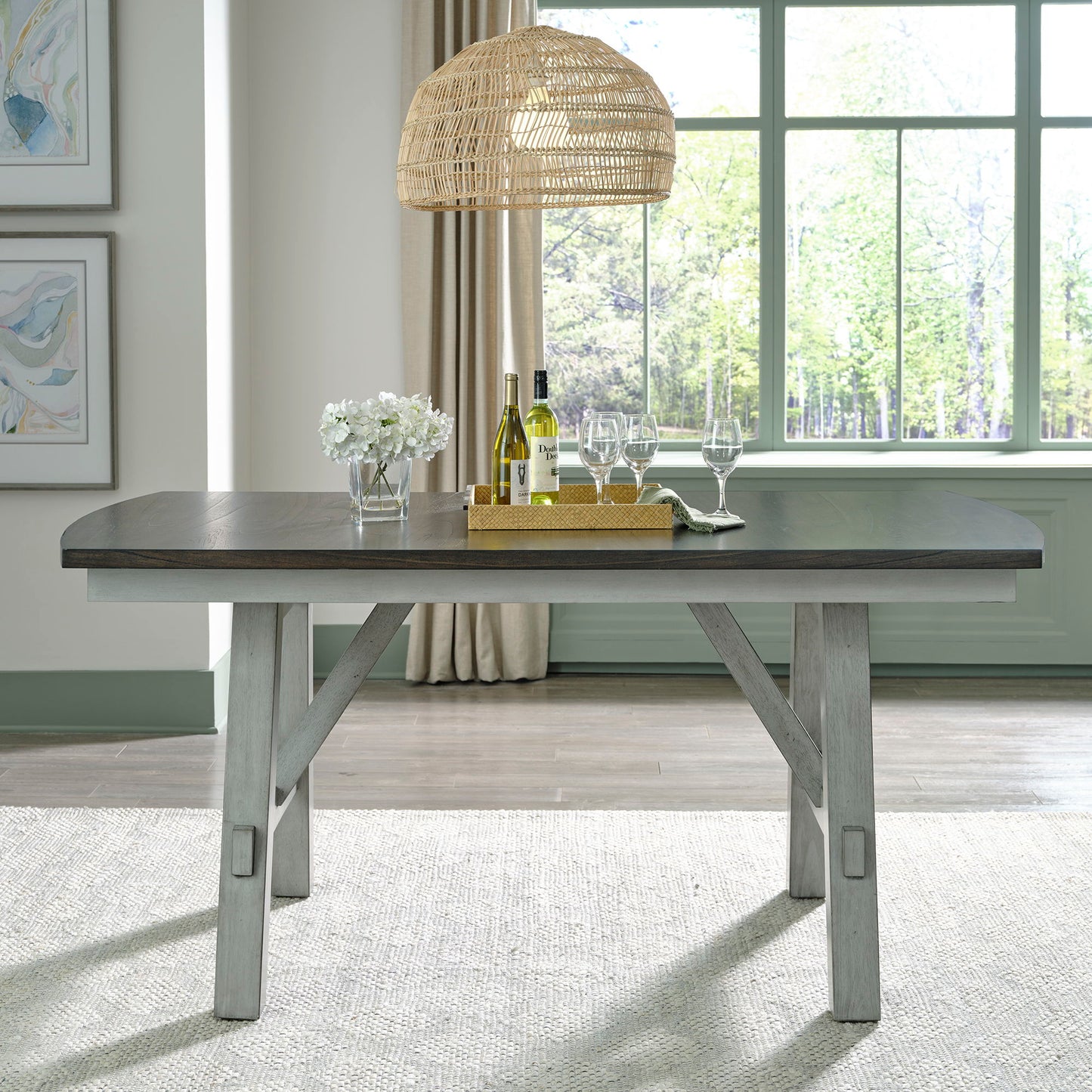 Newport - Gathering Table Base - Gray