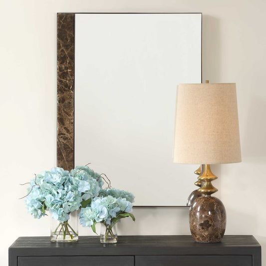 Hanover - Marble Mirror - Bronze / Brown / Gold