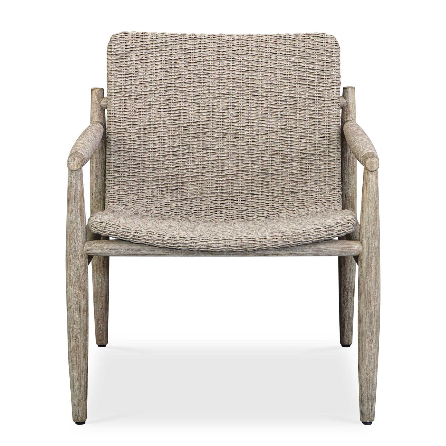 Sumba - Wicker Outdoor Lounge Chair - Gray
