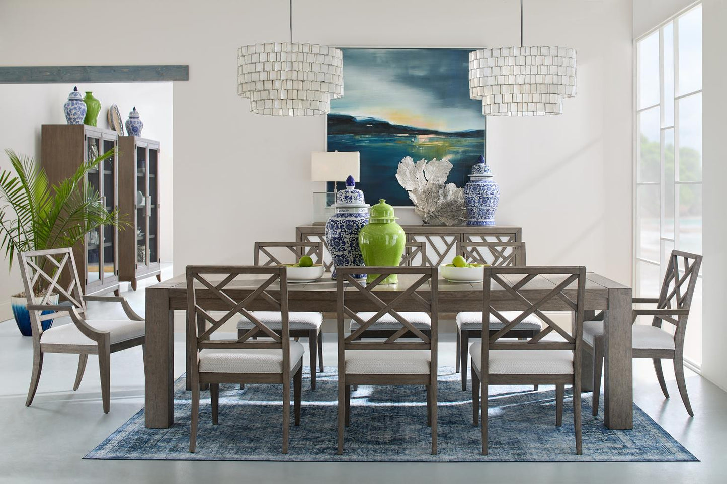 Staycation - Round Pedestal Table Top - Driftwood