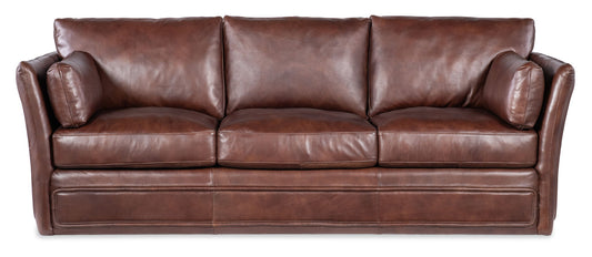 SS - Woodstock 3-Seat Sofa - Brown