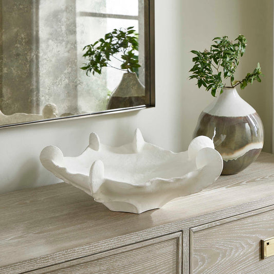 Coral Mirage - Outdoor Bowl - White