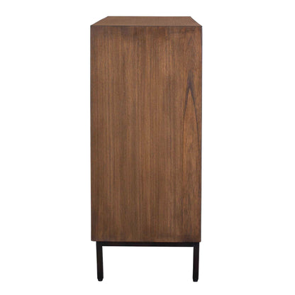 Bottom Line - 2 Door Wood Cabinet - Woodtone
