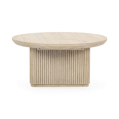 Vander - Solid Wood Round Coffee Table