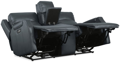 MS - Nelson Zero Gravity Power Console Loveseat With Power Headrests And Lumbar