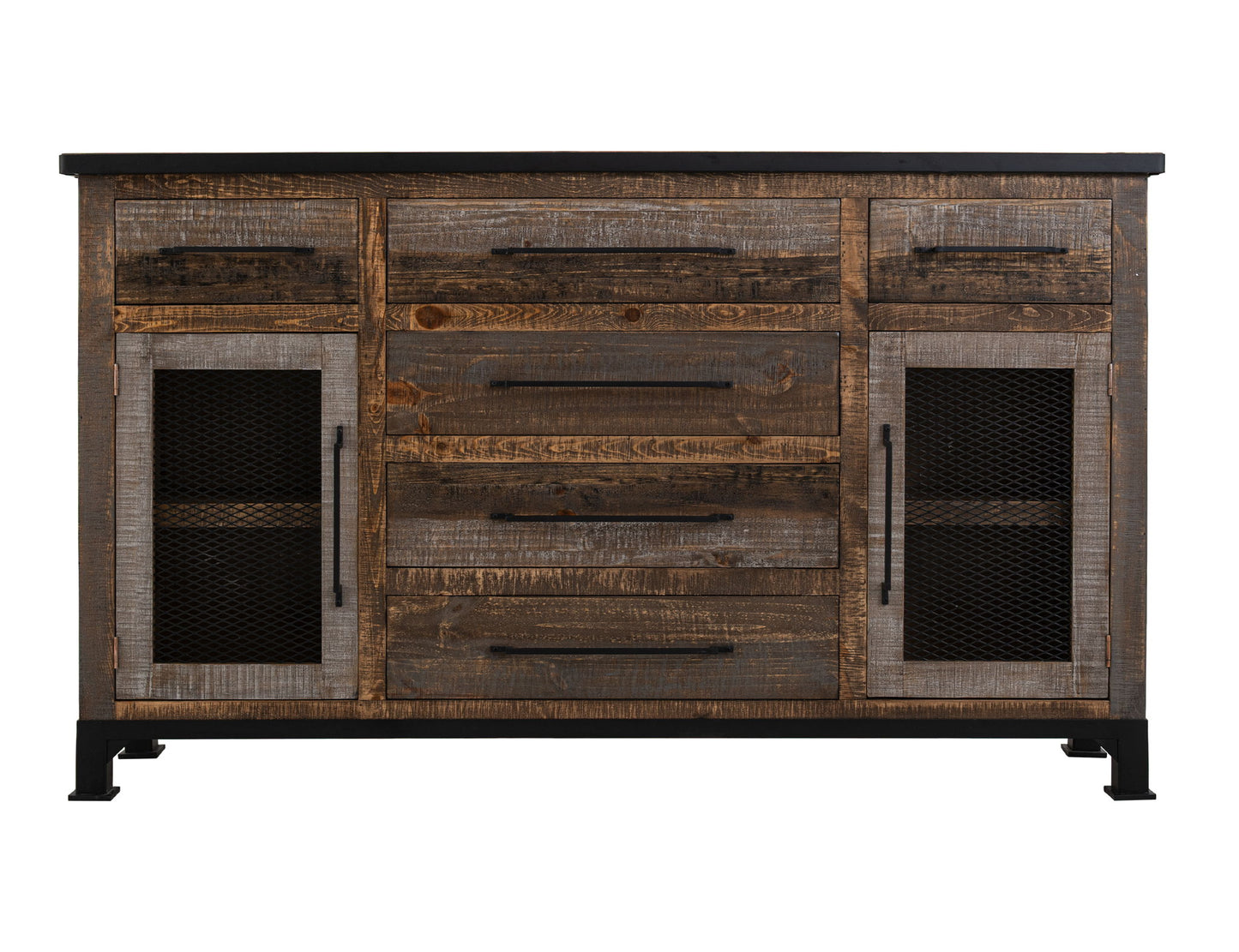 Antique - Buffet - Gray / Brown