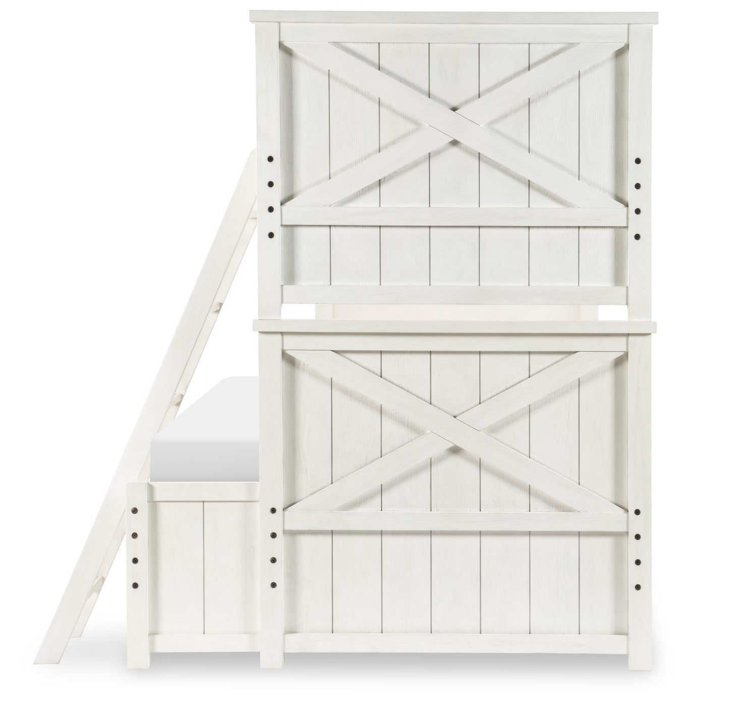 Flatiron - Full Size Bottom Bunk - White