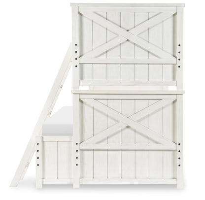 Flatiron - Full Size Bottom Bunk - White