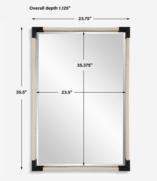 Marina - Rope Mirror - Beige