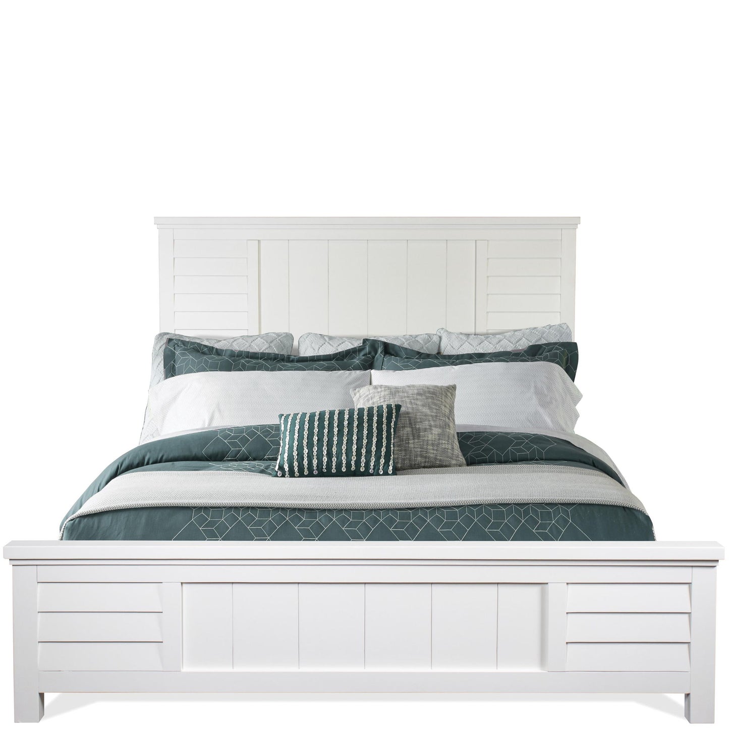 Cora - Queen Louver Footboard - Cloud