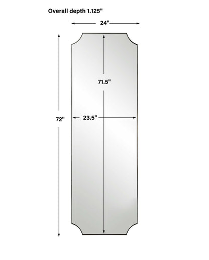 Lennox - Nickel Tall Mirror