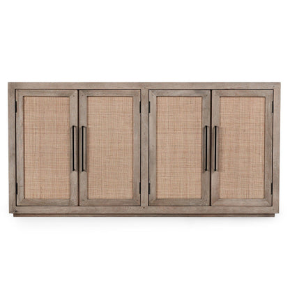 Jensen - 4 Door Cabinet - Taupe