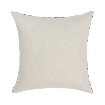 Radiant Oasis - 22" x 22" Nubia Pillow - Black / White