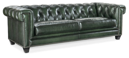 SS - Charleston Tufted Sofa - Dark Green