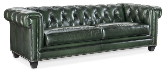 SS - Charleston Tufted Sofa - Dark Green
