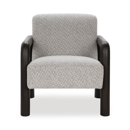 Reyna - Upholstered Accent Chair - Black / White