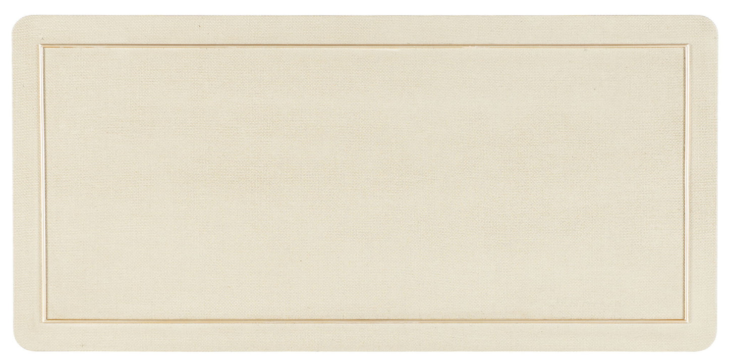 Archives - Raffia Three-Drawer Chest - Beige