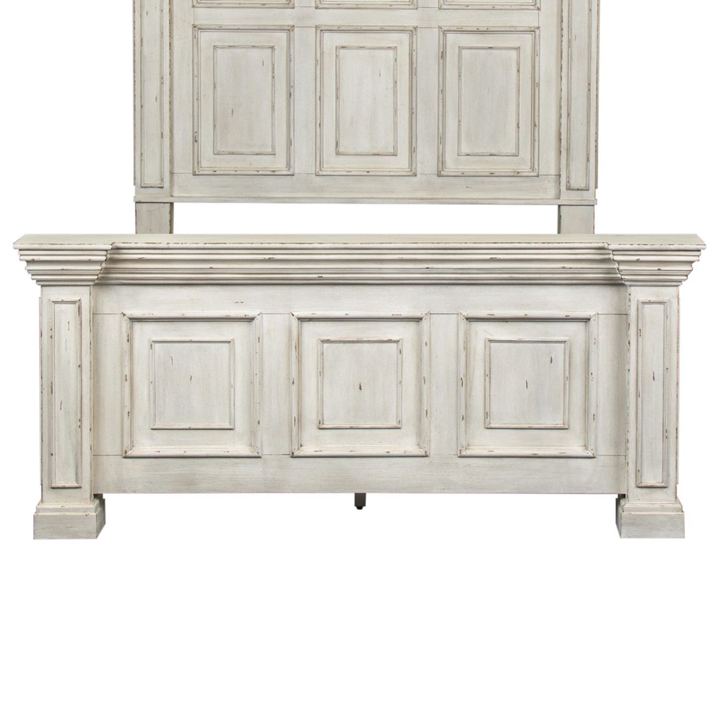 Big Valley - Queen Mansion Footboard - Whitestone