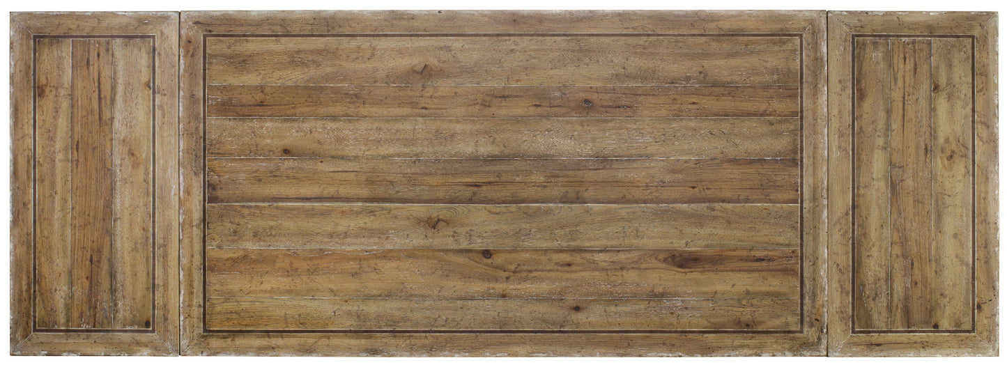 Chatelet - Refectory Rectangle Trestle Dining Table With Two 22" Leaves - Paris Vintage