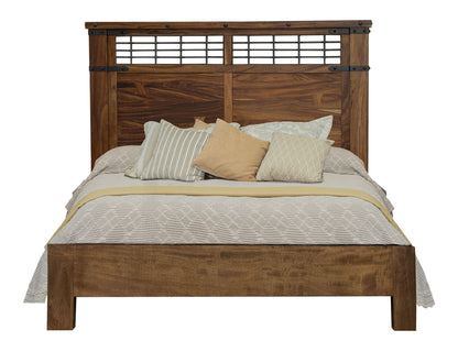 Parota - Queen Footboard & Rails - Cinnamon Brown