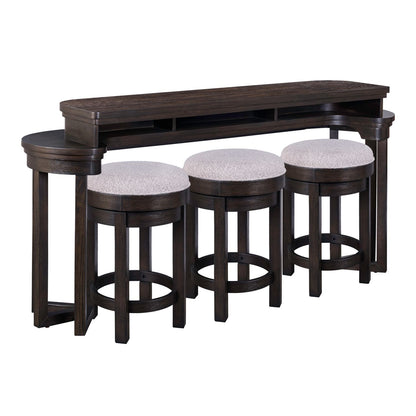 Weston - 4 Piece Bar Set - Brown