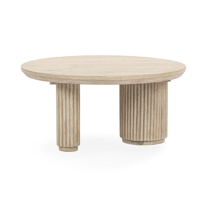 Vander - Solid Wood Round Coffee Table