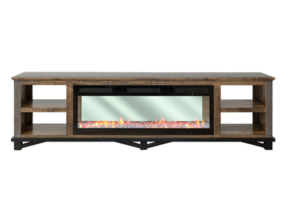 Loft - Electric Fireplace - Two Tone Gray / Brown