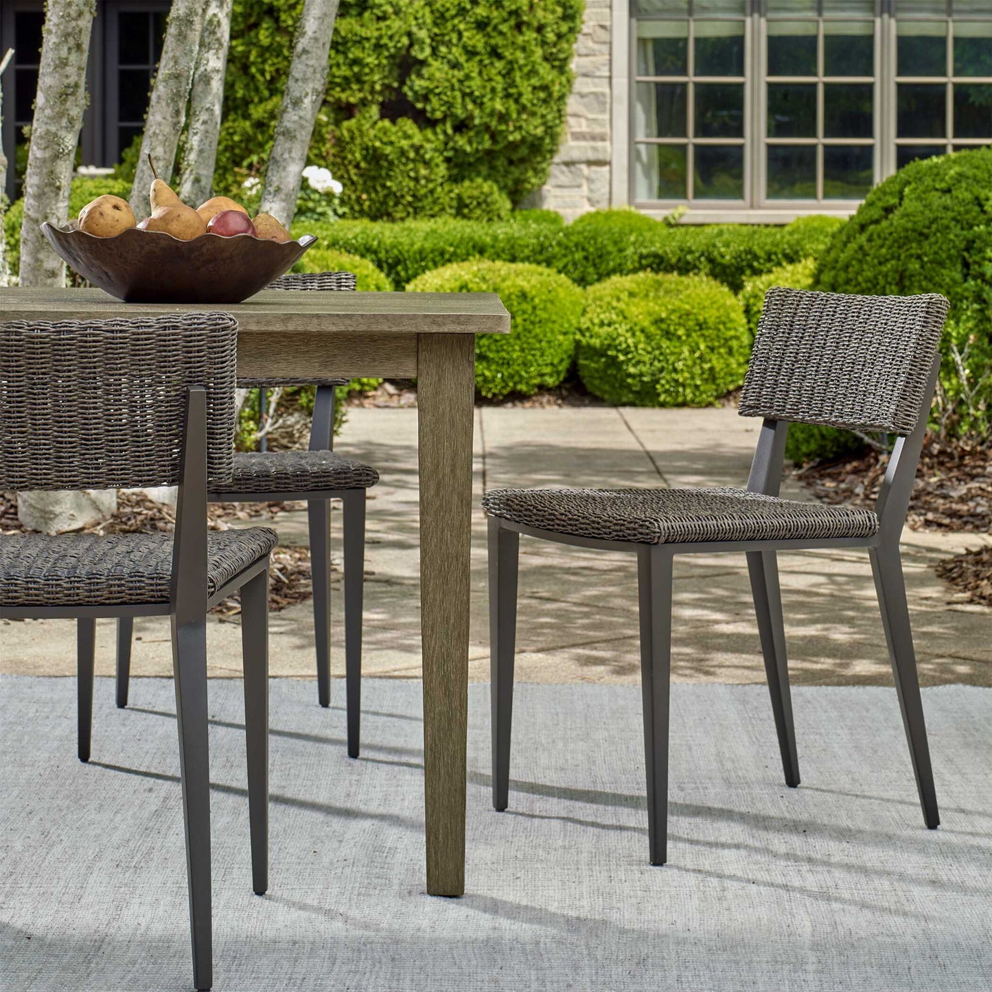 Calbas - Outdoor Dining Chair - Java Black