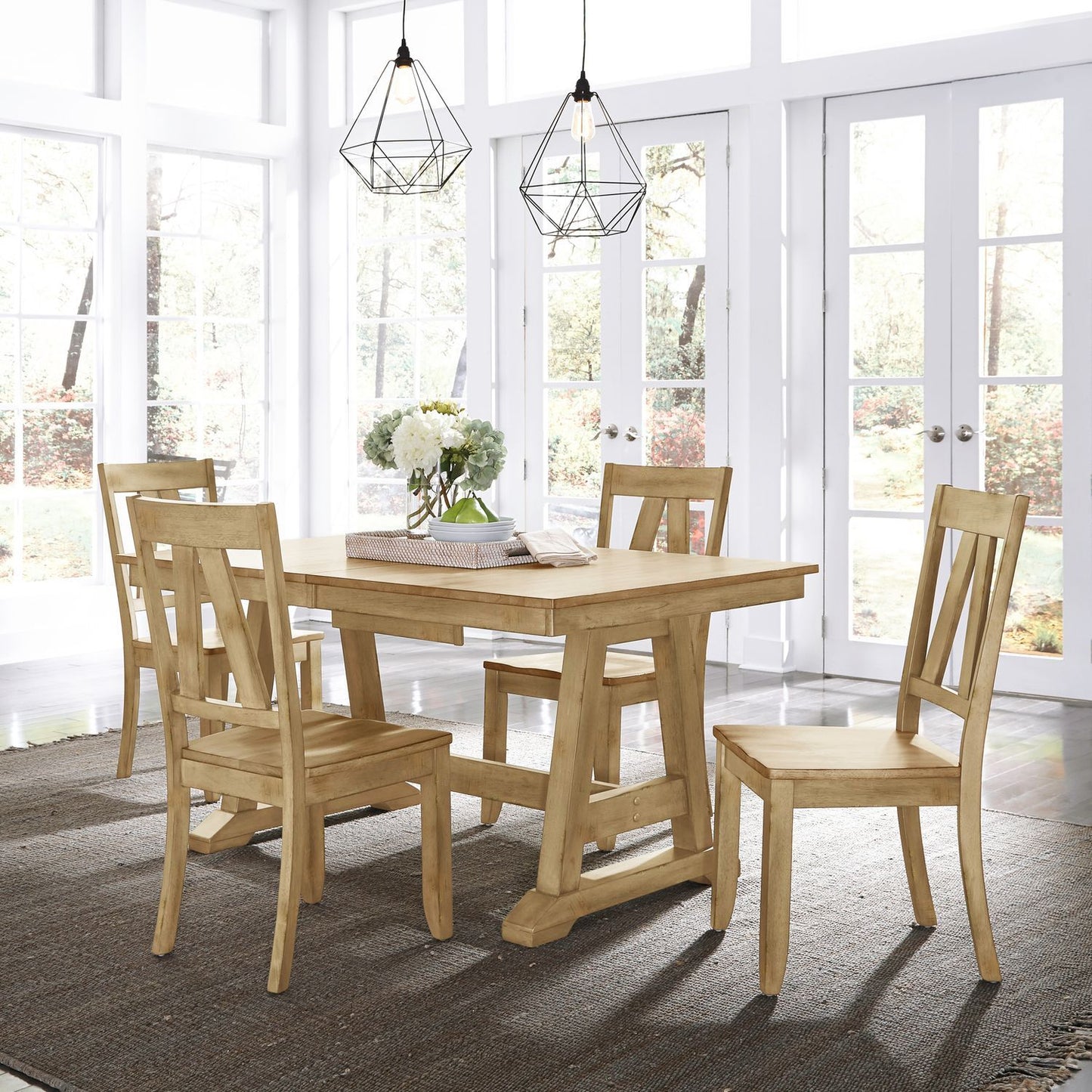 Lindsey Farm - Trestle Table Base - Natural