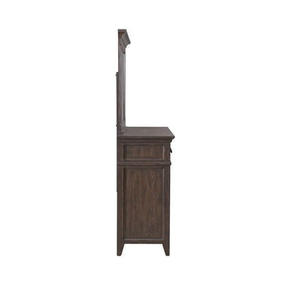 Paradise Valley - Dresser & Mirror - Dark Brown