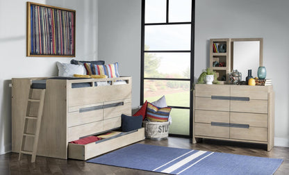 District - Trundle Storage Drawer - Weathered Oak