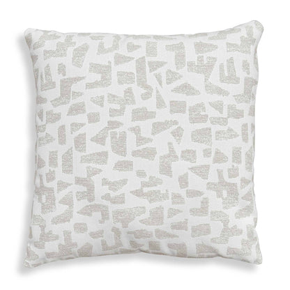 Scatter - Abstract Outdoor Pillow - Gray / White