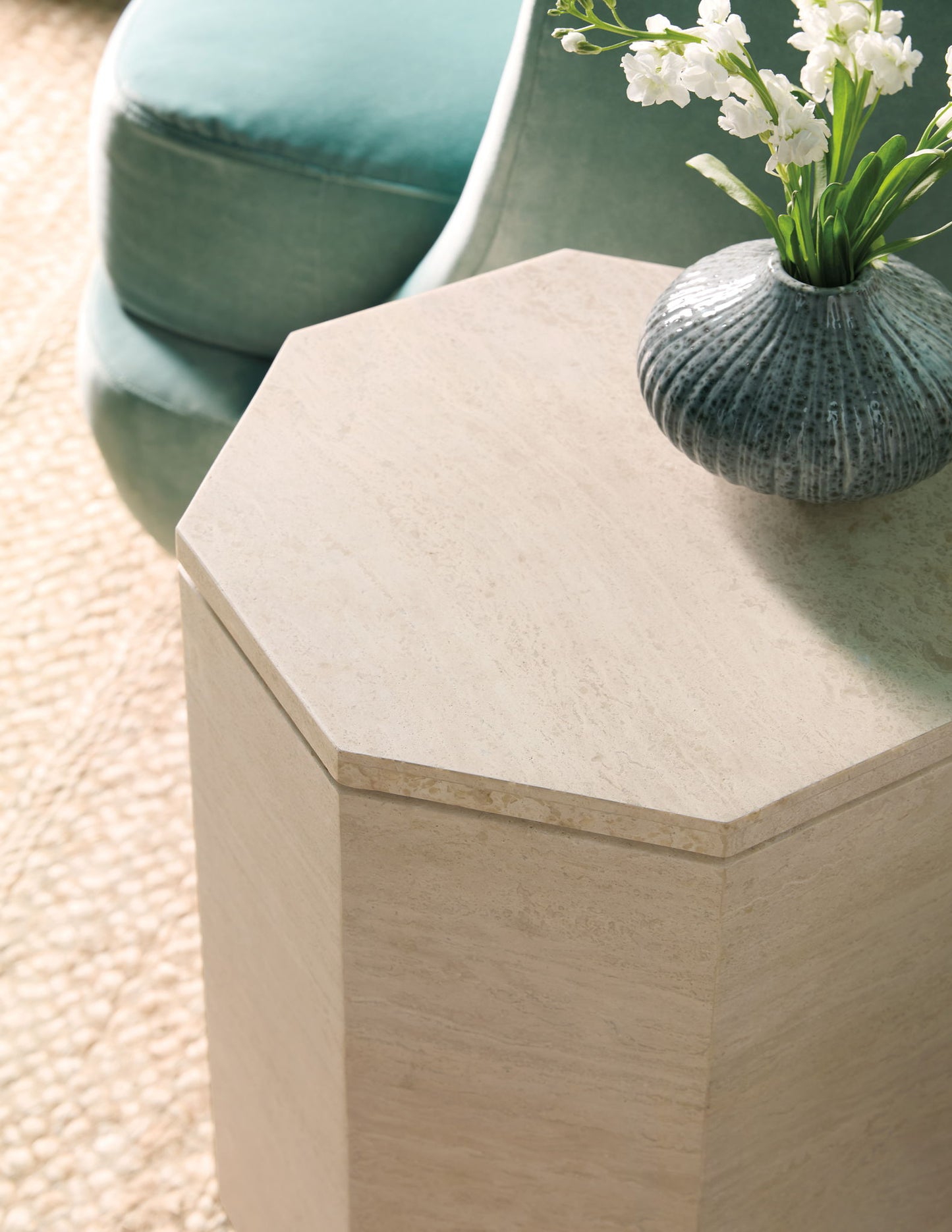 Commerce And Market - Haven Spot Table - Beige