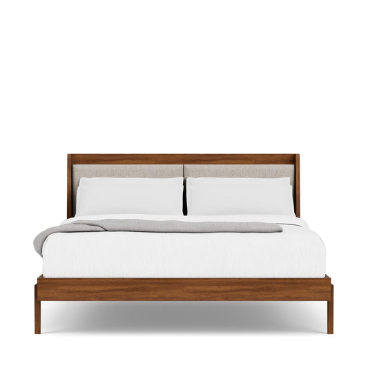 Elsie - King Platform Footboard and Rails - Dark Brown