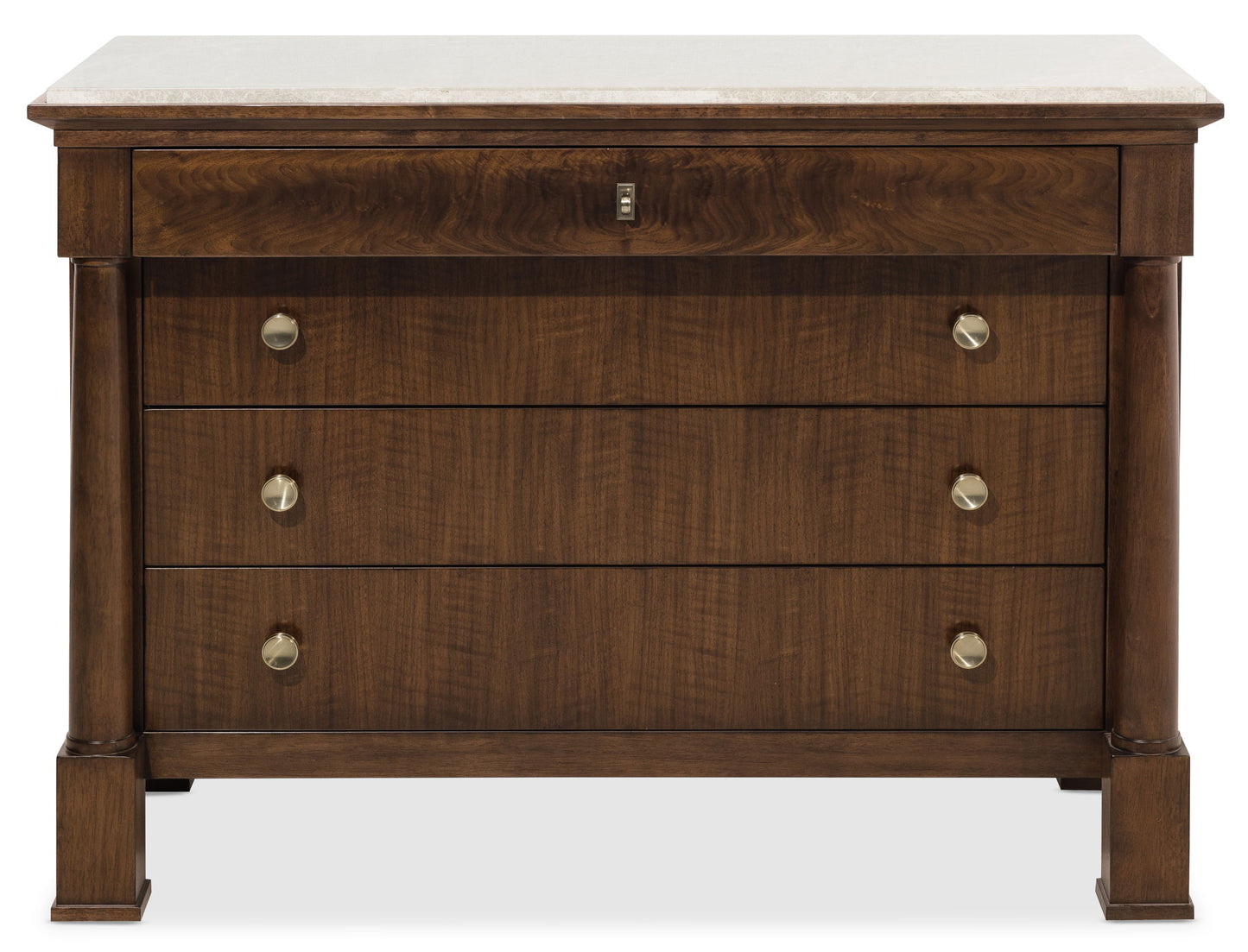 Archives - Four-Drawer Chest - Dark Brown
