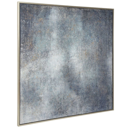 Evening Sky - Hand Painted Art - Blue